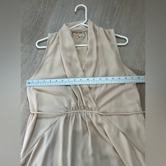 Aritzia Sabine Pink Wrap Dress Sleeveless - Picture 5 of 8